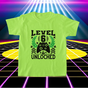 coola-videospelare unisex 6e Birthday T-Shirt