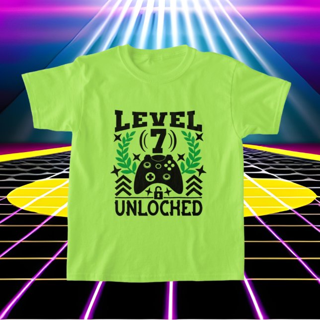 coola-videospelare unisex 7:e Birthday T-Shirt (Skapare uppladdad)