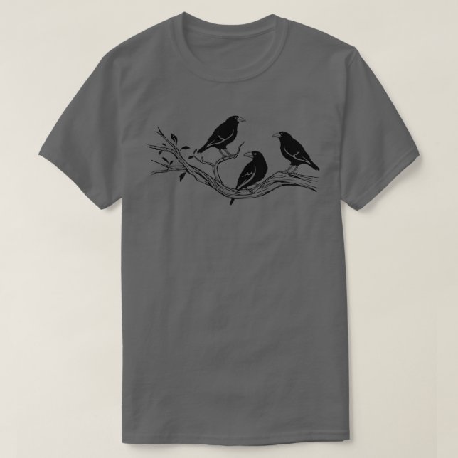 Coola Viking Gift Skriv ut Norse Raven Birding G T Shirt (Design framsida)