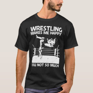 Coola Vilande För manar kvinnor Wrestler Wrestling T Shirt