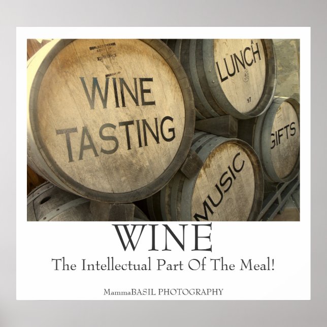 Coola Vin Taste Barrel Poster! Poster (Framsidan)