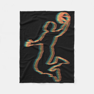 Coola Vintage Basketball Players Slam dunk Coach S Fleecefilt