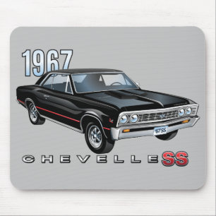 Coola Vintage Black 1967 Chevy Chevelle SS Musmatta