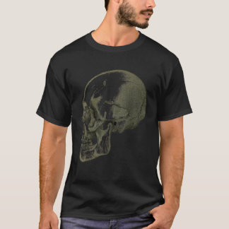 Coola Vintage Grafik Anatomiskt Skeleton Hal T Shirt