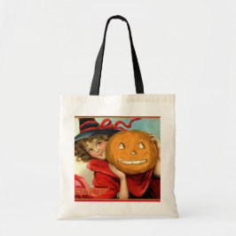 coola vintage Halloween-häxkonseri Tygkasse