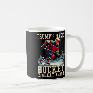 Coola Vintage Ice Hockey Trump Player Kaffemugg