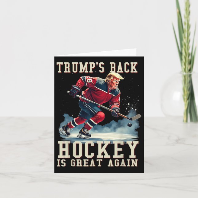Coola Vintage  Ice Hockey Trump Player  Kort (Framsida)