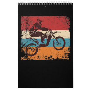 Coola Vintage Motocross Gift för motorcykel Älsk Kalender