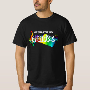 Coola Vintage Music Lärare T Shirt