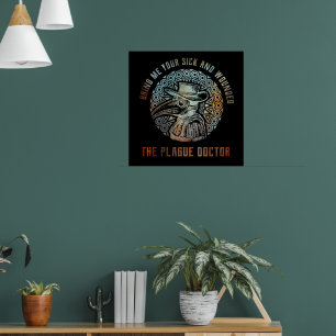 Coola Vintage Pestarzt Doktor Poster