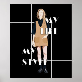 Coola Vintage Pinup Girl Poster