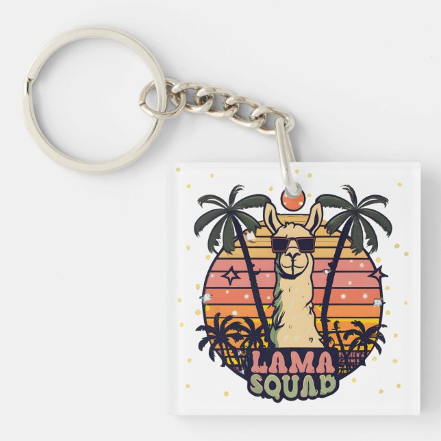 Coola Vintage Retro Llama Squad (Framsidan)