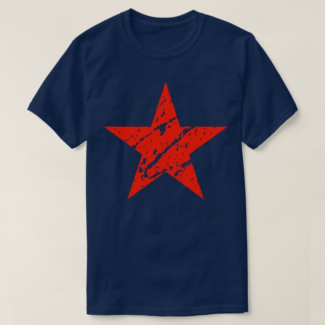 Coola Vintage Star T Shirt (Design framsida)