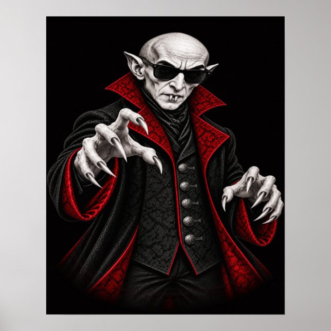 Coola Vintage Vampyr Nosferatu Poster (Framsidan)