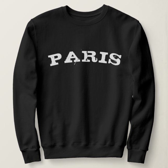 Coola Vintage White Brev Frankrike Paris  T Shirt (Design framsida)