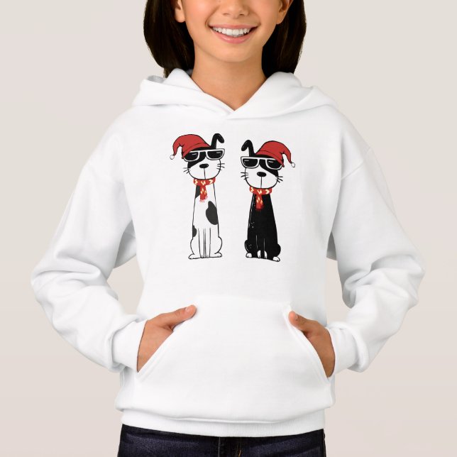 Coola vinterhundar t shirt (Framsida)