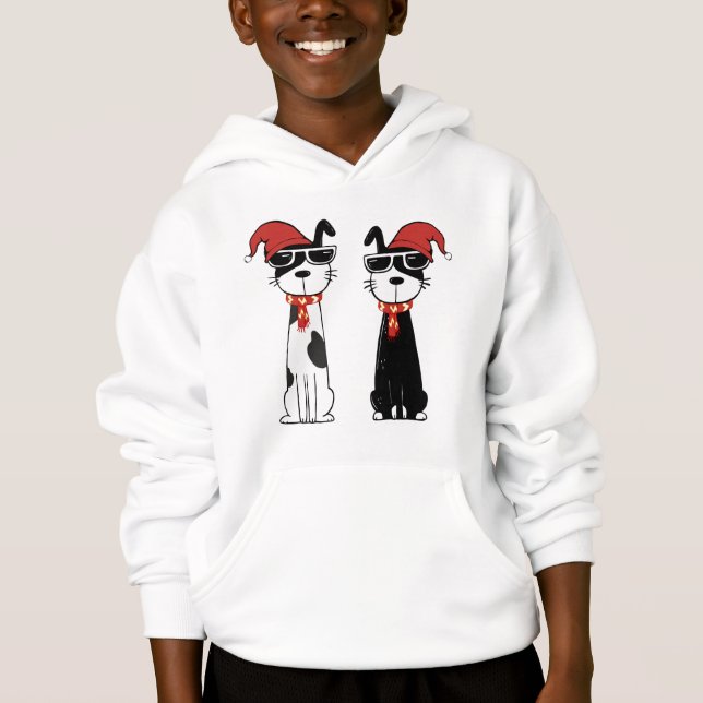 Coola vinterhundar t shirt (Framsida)