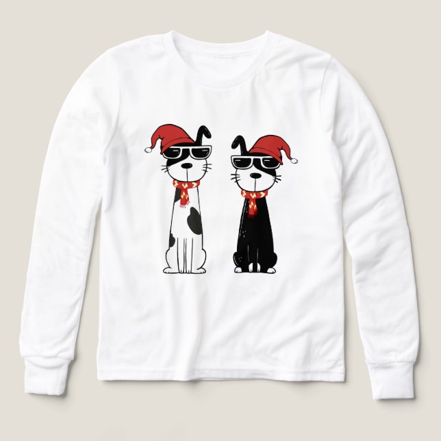 Coola vinterhundar t shirt (Design framsida)