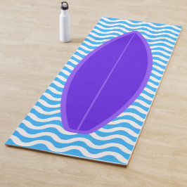 Coola Violet Blue Vågar Surfing Yoga Mat