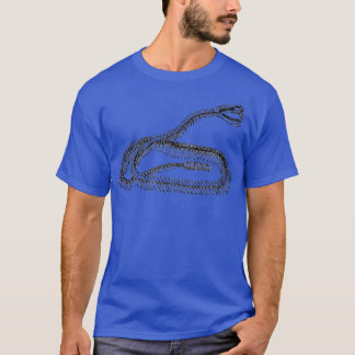 Coola Viper Snake Skeleton Design  T Shirt