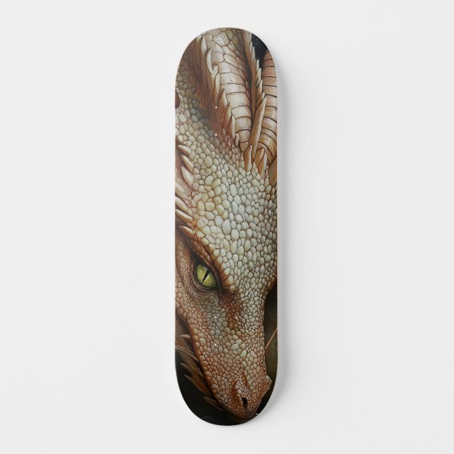 Coola Vit Dragon Skate Deck (Framsida)