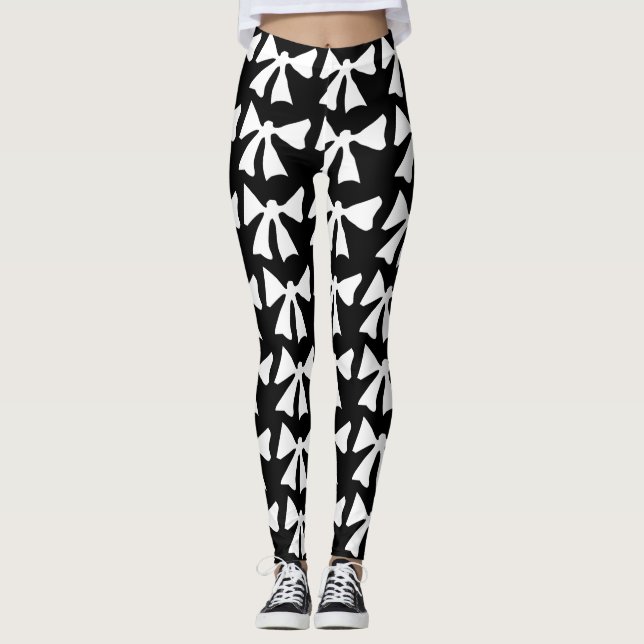 Coola Vita Bow Black Leggings (Framsida)