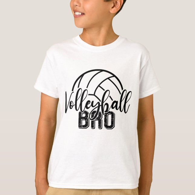 Coola volleyball bro ord art sport t shirt (Framsida)