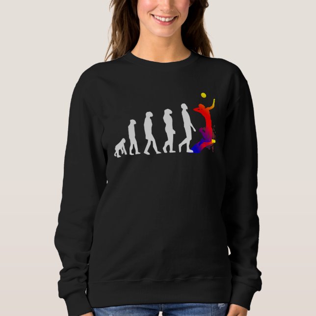 Coola Volleyball eller Beach Volleyball Retro-fick T Shirt (Framsida)