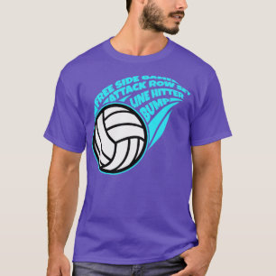 Coola Volleyball Gift Skriv ut volleyball Team Skr T Shirt