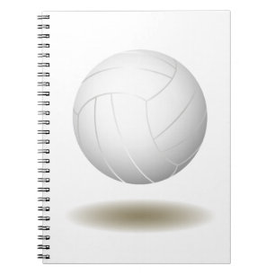 Coola Volleyball (vit) bärbar dator Anteckningsbok