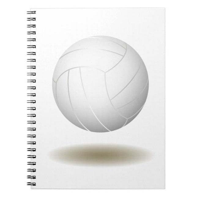 Coola Volleyball (vit) bärbar dator Anteckningsbok (Framsidan)