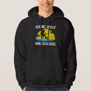 Coola Wakeboarding För Män Kvinnor Wakeboard Wakeb Hoodie