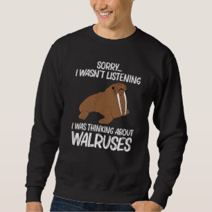 Coola Walrus För manar Women North Pole Pacific Ar Lång Ärmad Tröja