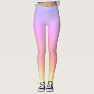 Coola Warm Blue abstrakt geometric mönster Leggings