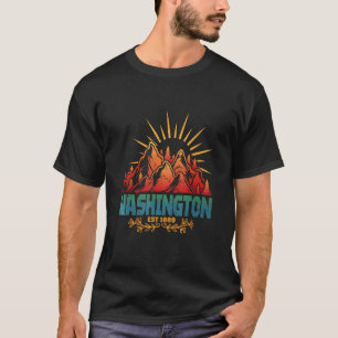 Coola Washington Est 1889 State Design T Shirt