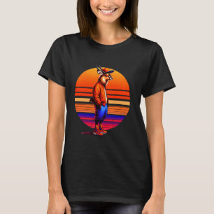 Coola Waterbuck Modern Urban Stil Sunset Retro Art T Shirt