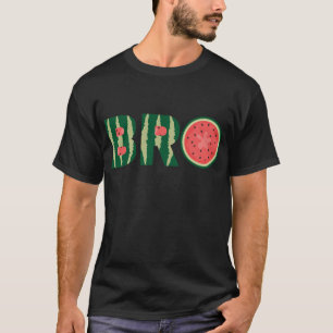 Coola Watermelon Bro Funny Retro Vacation Sommar f T Shirt