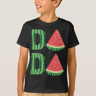 Coola Watermelon Dada Funny Pappa Family Vacation T Shirt