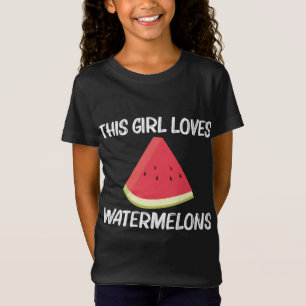 Coola Watermelon Gift for Girls Kids Red Melon Fru T Shirt