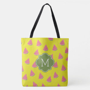Coola Watermelons Mönster Monogram Tygkasse