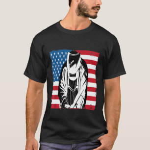 Coola Welder Usa Patriotic American Flagga Welder  T Shirt