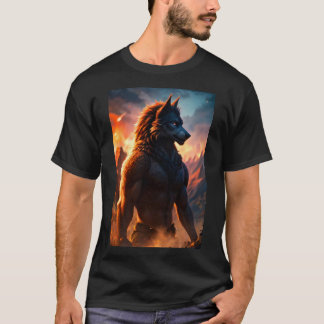 Coola Werevarg Hårig Therian Art T Shirt