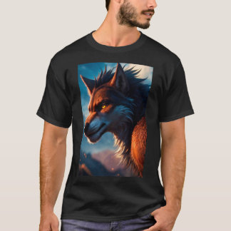 Coola Werevarg Hårig Therian Art T Shirt