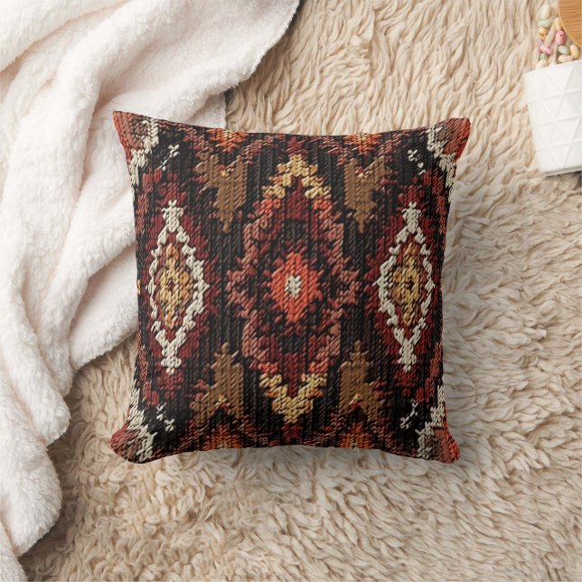 Coola Western faux sticka Aztec Kudde (Filt)