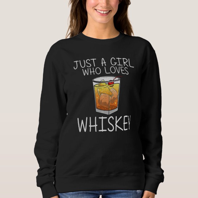 Coola Whiskey for Girls Kids Malt Whisky Alcohol B T Shirt (Framsida)