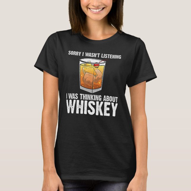 Coola Whiskey För manar Women Malt Whisky Alcohol  T Shirt (Framsida)
