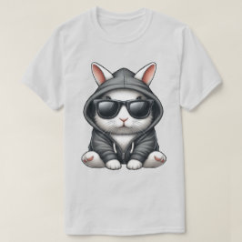Coola White Rabbit in Hoodie and Sunglasses T Shirt