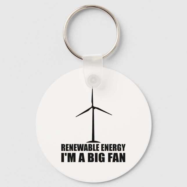 Coola Win, Lung Renewable Energy Environmental Gif Nyckelring (Framsida)