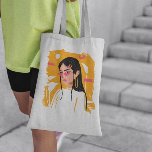 Coola Woman Tote Bag Tygkasse (Skapare uppladdad)
