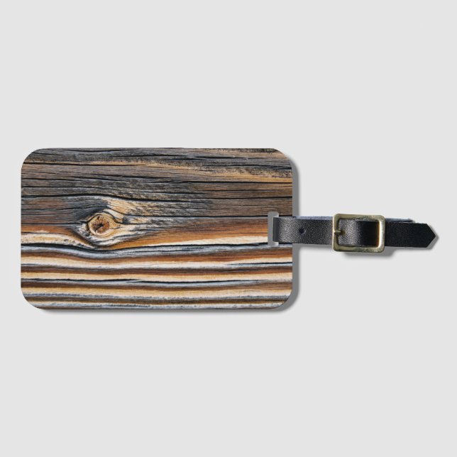 Coola Wood Grain Knot Struktur Bagagebricka (Framsida horisontal)